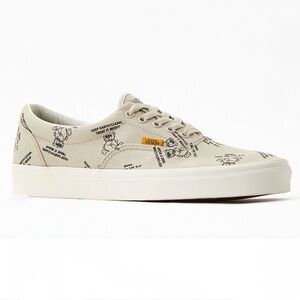 Vans Lace-Up Sneaker Shoe World Code Era Keep Earth Clean Tan Blk Men 6.5 Wom 8